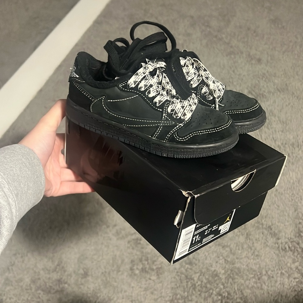 Jordan 1 Low OG (PS) Cactus Jack x Travis Scott 11C